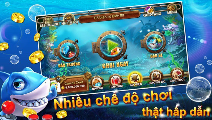 cấp độ bắn cá