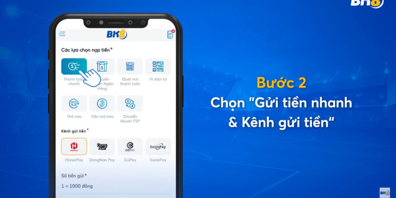Chọn phương thức gửi tiền phù hợp