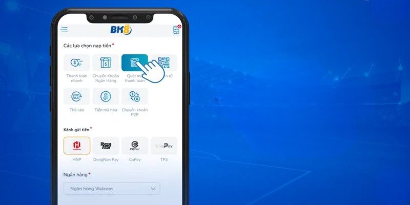 Chọn thanh toán bằng QR Pay 