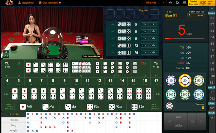 Sicbo Sexy Baccarat