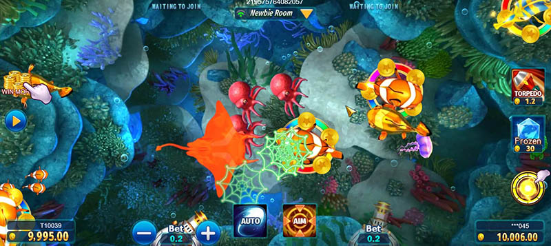 người chơi chỉ cần load game Happy Fishing