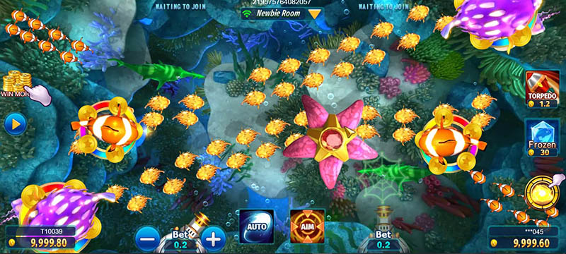 chơi game cùng Happy Fishing