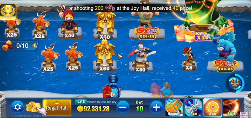 Game bắn cá Boom Legend do nhà phát hành game Jili