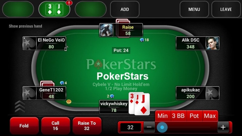 chơi game poker online miễn phí PokerStars