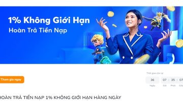 Hoàn trả 1% hàng ngày khi nạp tiền tại Bk8